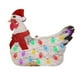 thumbnail image 1 of Bufanda navideña Decoración navideña de pollo de madera Colgante navideño de dibujos animados Adornos navideños Colgantes para el árbol de Navidad Colgantes para niños, 1 of 4