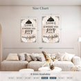 thumbnail image 3 of Elephant Stock Home Poop Typography Wall Art - Vertical Multi Panel Canvas - Bathroom Wall Decor - Wall Signs Multi Panel - Black And Beige Decor - 32" x 50", 3 of 4