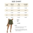 thumbnail image 7 of Airmenty Womens Shorts High Waist Shorts for women Zippered Wide Leg Shorts with Pockets, 7 of 7