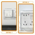 thumbnail image 2 of NICEXMAS Transparent Bathroom Outlet Cover Socket Protector for Indoor and Outdoor Electrical Safety, 2 of 6