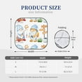 thumbnail image 2 of Kdxio Gnome Camping Fishing Print 2-Piece Sun Shade Front Windshield - Foldable Car Front Window Sunshades For Most Sedans Suv Truck, 2 of 6