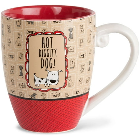 

Pavilion - Hot Diggity Dog! High Quality Ceramic Extra Large Coffee Mug Tea Cup 20 oz