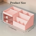 thumbnail image 3 of Makeup Organizer Cosmetic Desk Storage Container With Drawers Makeup Organizers For Dressing Table Countertop Bathroom Counter Vanity Holder For Brushes Beauty Products Lipstick, 3 of 7