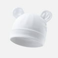 thumbnail image 4 of Dakiuu Baby Beenie Winter Hat with Bear Ear for Infant Toddler Boys Girls Spring Fall Soft Knited Sku1l Cap, 4 of 4