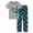 Shark Gray(Tee & Pants Set), variant on Beezizac Pajamas For Boys Fun Shark Gray Short Sleeves & Pants 2-Piece PJs Set Kid Comfy Sleepwear Size 10