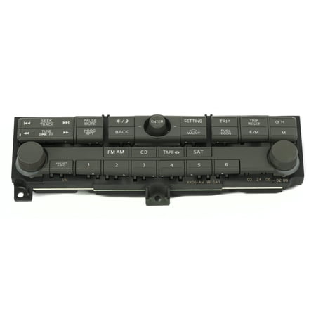 Pre-Owned 2006 Nissan Maxima Radio Front Dash Control Panel 28395ZK00B OEM - Used