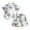 #09-White, variant on Boys 4T Clothes, Boys Hawaii Outfit 2Pcs Set Summer Beach Button Down Shirt Top Shorts Girls Back To School Clothes