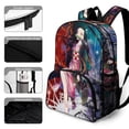 thumbnail image 3 of Demon Slayer Nezuko Backpack Bookbag Casual Daypack Travel Backpacks for Work Hiking Camping, 3 of 8
