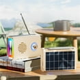 thumbnail image 4 of Haut-parleur Bluetooth Rechargeable Câble de Diffusion Extérieur Radio Portable de Camping, 4 of 9
