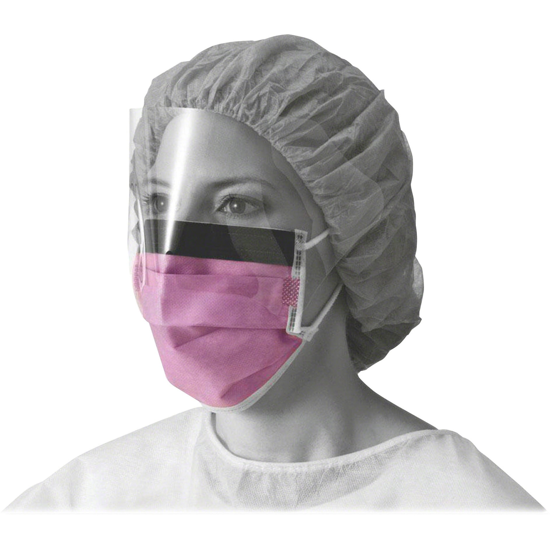 Medline Fluid-resistant Face Mask, Purple, 25 Box (Quantity) by Medline Industries, Inc
