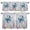 White, variant on 3 Piece Kitchen Curtains and Valances Set Coastal Animals Cafe Curtains 24 Inch Length Summer Ocean Crab Turtle Coral Jellyfish Blue Valance & Tier Curtain for Living Room Bedroom 54"x18"+27"x24"*2