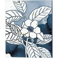 thumbnail image 5 of Great Art Now Indigo Blooms by Wild Apple Portfolio 4 Piece Canvas Art Set Each 12W x 15H, 5 of 5