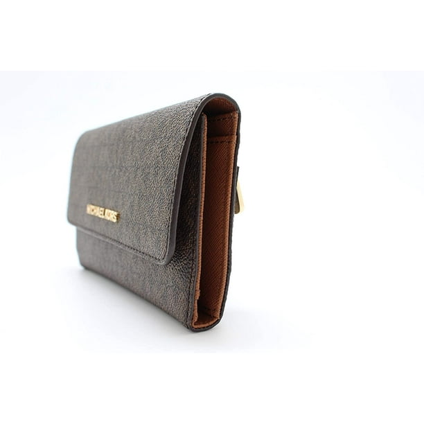 Cartera Para Mujer Michael Kors Jet Set Travel Marron Michael Kors Para Mujer Michael Kors Jet Set Travel Marron