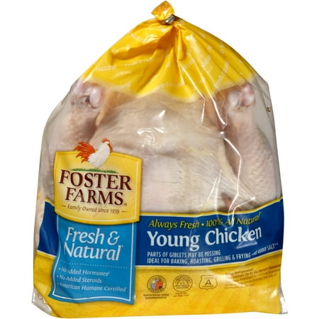 Foster Farm Whole Young Chicken, 3-7 lbs