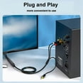 thumbnail image 2 of LEEYNEER Digital to Analog Audio Conversion Cable Digital SPDIF/Optical & Coaxial L/R &3.5mm AUX Stereo Cable, 2 of 7