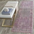 thumbnail image 3 of SAFAVIEH Valencia Gracelyn Abstract Polyester Runner Rug, Lavender/Multi, 2'3" x 12', 3 of 9