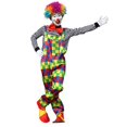 thumbnail image 1 of C Disfraces de payaso de escenario de colores brillantes, accesorios multicolores, regalo para amigos y actores, 1 of 5