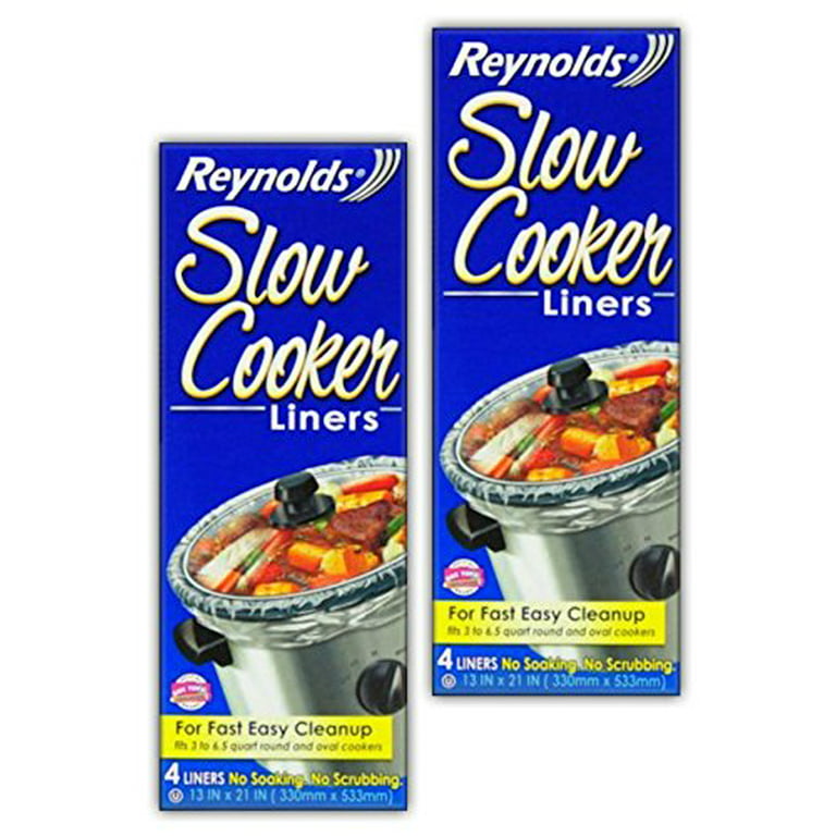  Reynolds Slow Cooker Liners 2 Pack (8 Liners Total