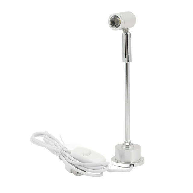 Petit Projecteur, Spot Réglable en Alliage d'Aluminium 1W LED Mini Projecteur pour Peinture, Vitrine de Bijoux, Art de Placard avec Support
