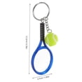 thumbnail image 2 of FESTFENDS Tennis Racket Jewelry Keychain Metal Unique Design for Men's Portable Accessory for Sports Activities Size 6pcs, 2 of 8