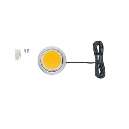 

Tresco L-Poc-5Ledscl-W-1 12Vdc 5W Power Pockit Led Puck Light 3000K - Nickel