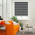 thumbnail image 6 of LUCKUP Cordless Light Filtering Horizontal Window Shade Zebra Blinds 24" W x 72" H, 6 of 8