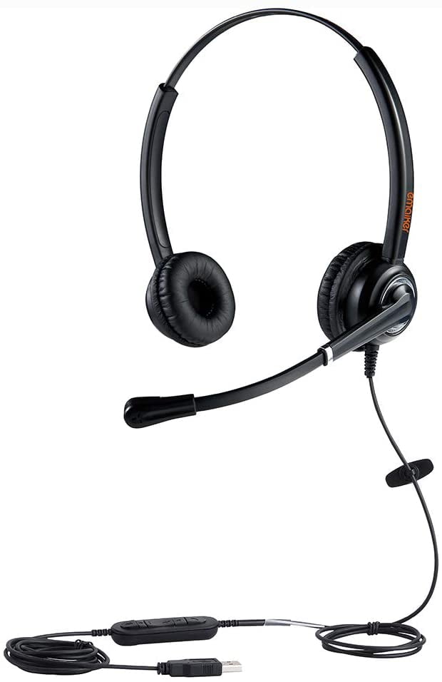 phone headset with mic to pc