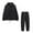 Black, variant on RYDCOT Fall Winter Outfits for Women 2023 Trendy Hoodies Sweatsuit Set 2 Piece Sweatshirts and Sweatpants Set Lounge Sets for Women 2023 Sale or Clearance