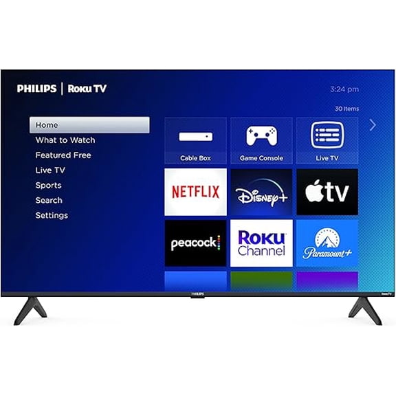 Philips Téléviseur Intelligent DEL 32 Po 1080p FHD Roku (32PFL6573/F6) - Déballé
