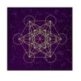 thumbnail image 2 of Ruiboury Elegant Astrology Tarot Card Game Tablecloth Crystal Grid Tablecloth Decor Purple 60x60cm 1Set, 2 of 6