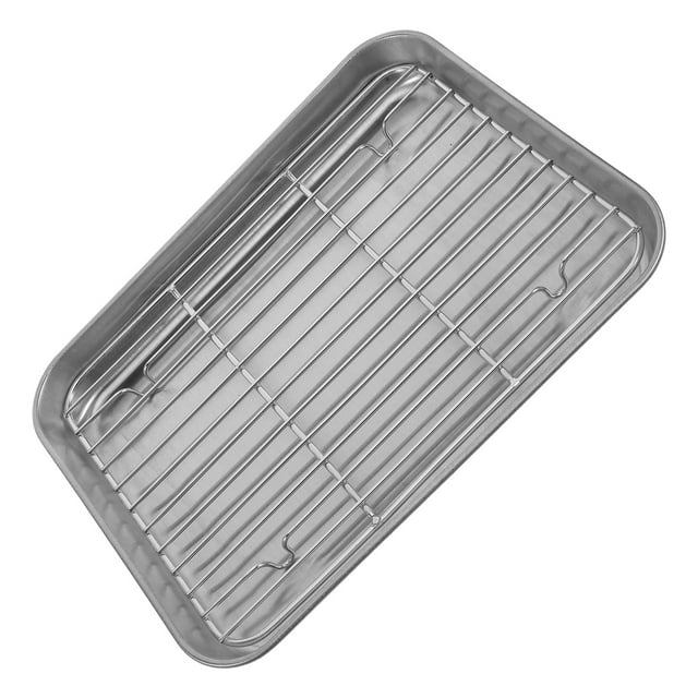 Miangastore Roasting Pan Nonstick Roaster Pan With Rack Oven Pan Stainless Steel Turkey Roasting Pan Baking Tray Baking Sheet For Kitchen