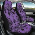 thumbnail image 3 of Uorisanigo Halloween Car Seat Covers Universal Front Car Seats Waterproof Anti-Slip Haunted House Back Fabric Removable Automotive Accessories Suitable for Cars, SUV and Trucks, 3 of 7