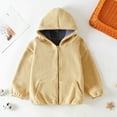 thumbnail image 2 of Gaexia Boys Reversible Hooded Jacket Warm Outerwear For Kids All Season Comfortable Youth Coat Durable Windproof Design, 2 of 5