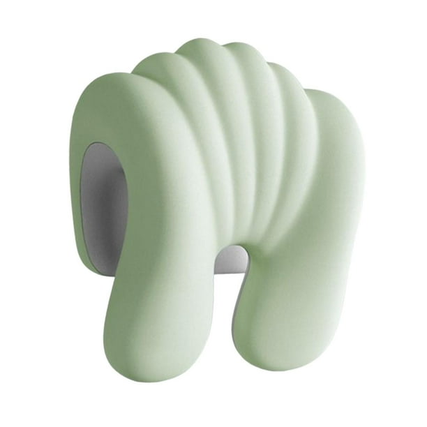Almohada cervical para silla de oficina, soporte para el cuello, almohada de escritorio, cómoda, compacta y con memoria. Verde