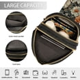thumbnail image 3 of FORMRS Womens Crossbody Sling Bag Travel Daypack Shoulder Chest Backpack, Gray Floral Pattern, 3 of 7