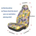 thumbnail image 3 of Yiaed Lavender Flowers Print Car Seat Covers,Universal Auto Seats Protector Fits for Car,SUV Sedan,Truck,Automotive Seat Covers & Accessories, 3 of 5