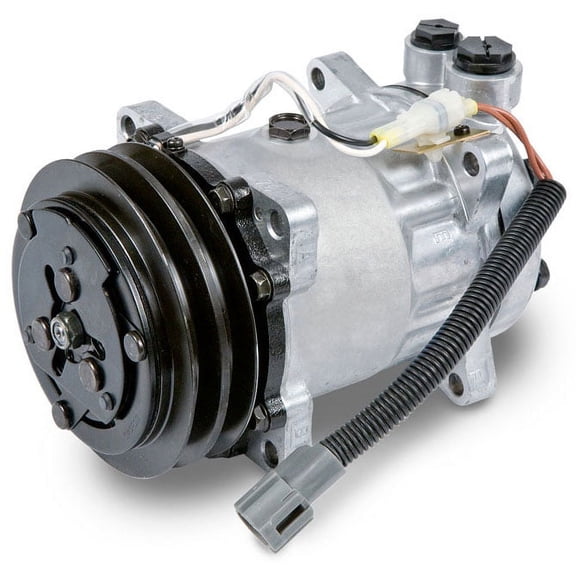 AC Compressor & 2 Groove A/C Clutch For Sterling Replaces Sanden SD7H15HD 4469 4603 - BuyAutoParts