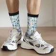 thumbnail image 6 of Rateoe cartoon octopus for Women Casual Calf Socks - Cute Crew Socks - Thin Soft Above Ankle Socks Size 5-11, 6 of 6