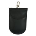 thumbnail image 1 of RFID Blocker Car Key Storage Bag Portable Singal Signal blocking leather Shielding Blcoking Credit Card Pouch Metal Clip, 1 of 9