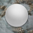 thumbnail image 5 of Hollow Half Balls 2pcs White Foam Balls Round Spheres Hollow Foam Ball Polystyrene Balls Modeling Foam Ball for DIY Christmas, 5 of 5