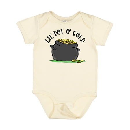 

Inktastic St. Patrick s Day Lil Pot of Gold Gift Baby Boy or Baby Girl Bodysuit
