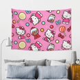 thumbnail image 4 of Hello Kitty Tapestry, Wall Hanging Tapestry, Wall Art Tapestries Poster, Home Decor For Bedroom Living Room Dorm, 60"X40", 4 of 8