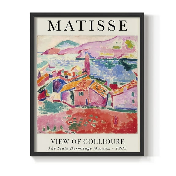 Matisse CLXXVII Framed Print in Black Solid Wood 8 x 10 Framed Print