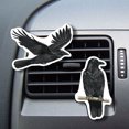 thumbnail image 5 of WIRESTER Car Air Freshener Fragrance Vent Clip Interior Decoration for Cars with Lemon Scented Pad - Raven Crow (S2), 5 of 7