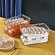thumbnail image 2 of Sliding-type refrigerator storage box for fresh storage, shockproof rolling double-layer egg tray, dustproof sealed egg carton with lid, 2 of 5