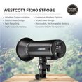 thumbnail image 4 of Westcott FJ200 Round Head Pocket Strobe Light with 64GB Memory Card for 4K Video and Westcott ProGrip2 Ergonomic Handheld Mount for Photographers Bundle Set (WES-4740), 4 of 7