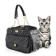 thumbnail image 3 of Foldable Carriers Dog Carrier Pet Carrier for Small Cats Dogs Shoulder Black Shoulder Bag, 3 of 10