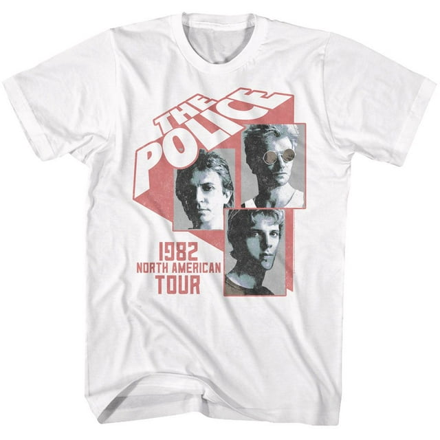 Le T-Shirt Blanc pour Adulte The Police Na Tour 4TG