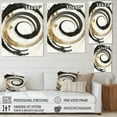 thumbnail image 4 of Designart Black And Gold Curves IV Canvas Wall Art, 4 of 5