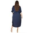 thumbnail image 3 of Vestido largo Roman Fashion Talla Extra 1765 Azul marino 42, 3 of 6